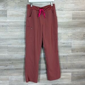 FIGS Technical Collection Mauve Pink Scrub Pants - Large